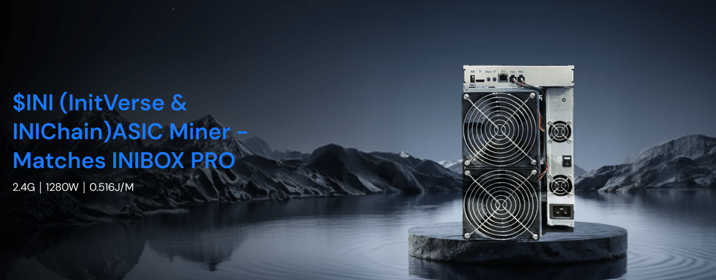 $INI (InitVerse & INIChain) ASIC Miner - Matches INIBOX PRO